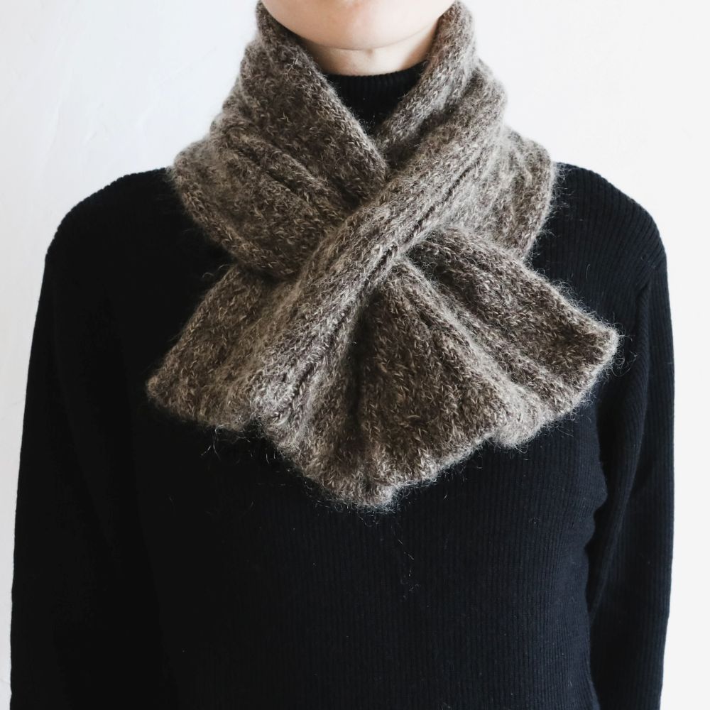 Double Cable Scarf KIT