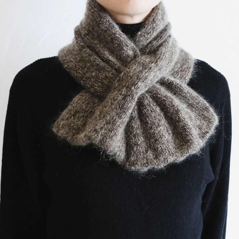 Double Cable Scarf